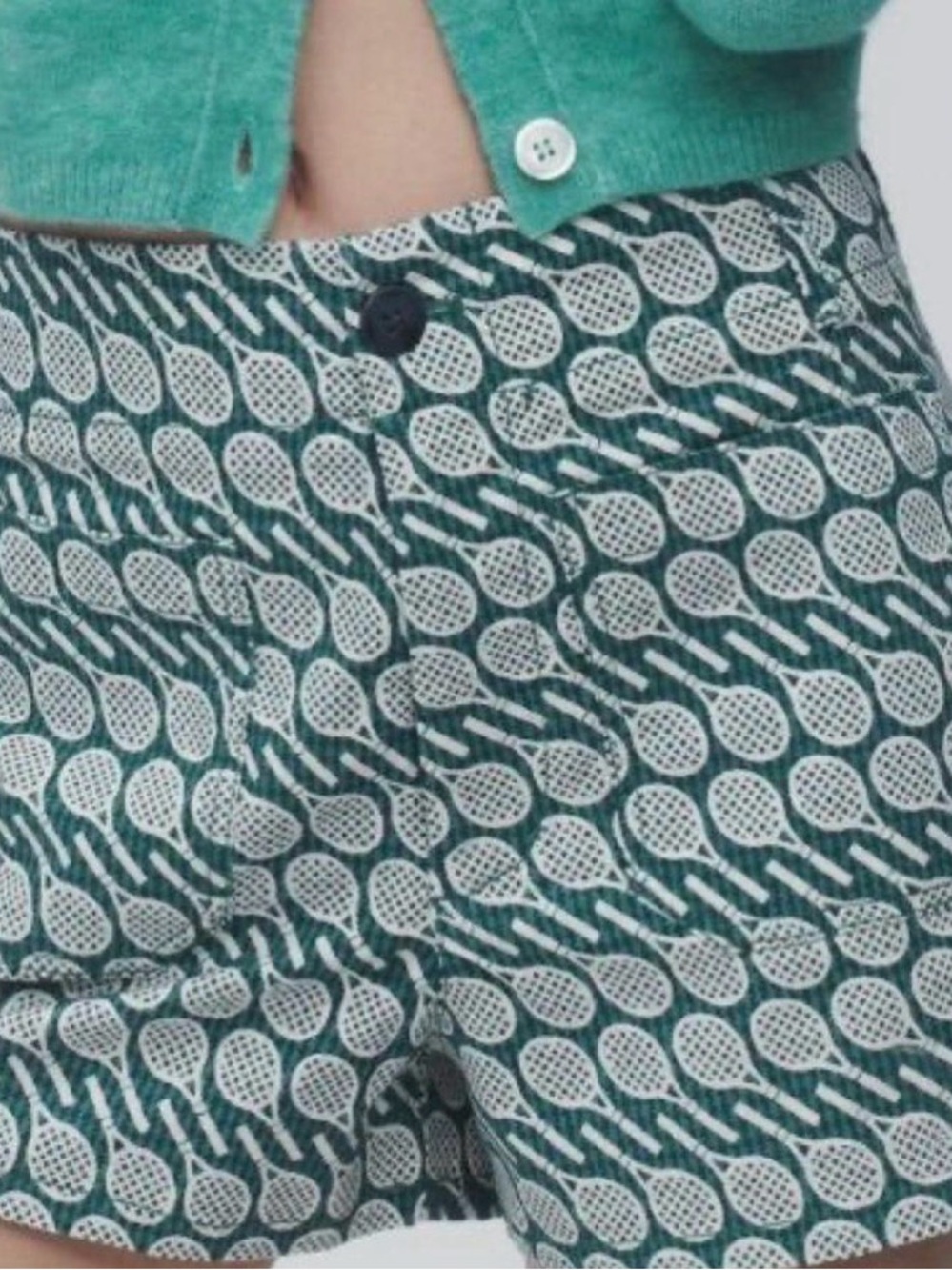 Maeve Colette Anthropologie pickleball pattern short